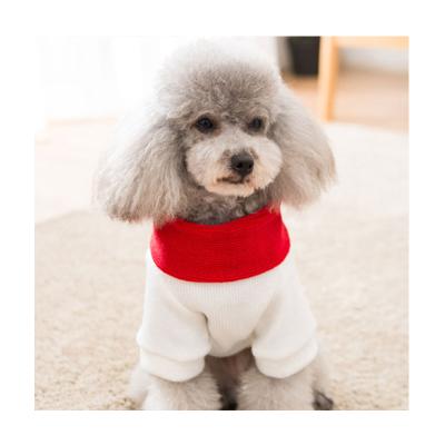 China Stocked Creative Christmas Festival Santa Dog Costume Pet Clothes Pupply for sale