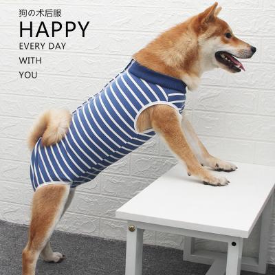 China Viable Dog Bomb Breathable Dog Recovery Suit Postoperative Sterilization Clothes For Pet After Surgery Wear for sale