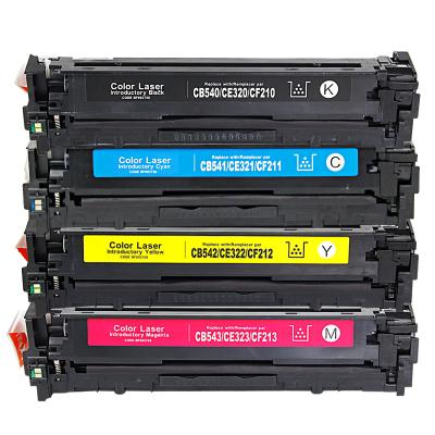 China COMPATIBLE 125A CB540A CB541A CB542A CB543A toner cartridge for Hp 1215 1515 1518 for sale