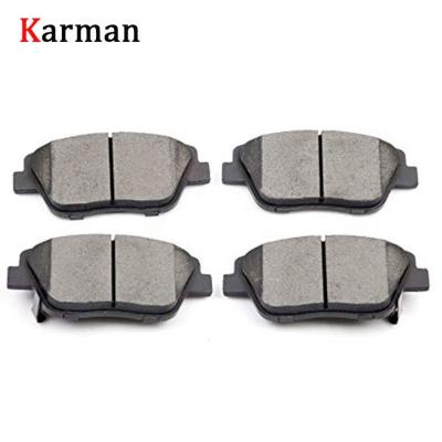 China Ceramic Car Parts High Quality SEMI-METALLIC / LOW-METALLIC / CERAMIC Auto Brake Pads for sale