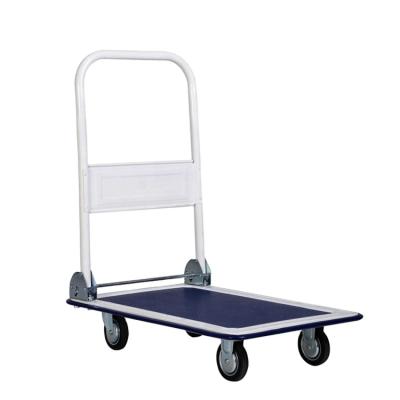 China Steel Storage Platform Hand Truck Capacity Platform Hand Truck Trolley 150kgs 300kgs for sale