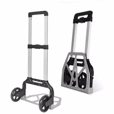 China Aluminum Folding Shopping Cart Luggage Hand Cart 160kg for sale