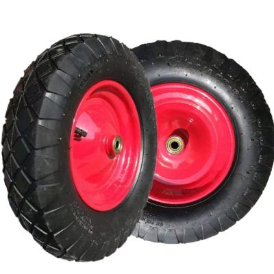 China Building Material Shops 13 14 16 Inch Wheelbarrow Wheel Barrow Wheel And Tire With 3.50-6 3.00-8 3.25-8 3.50-8 4.00-8 for sale