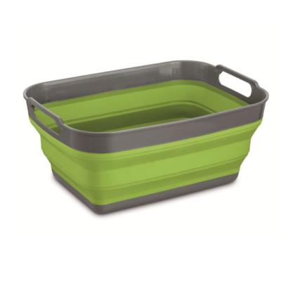 China Modern Collapsible Collapsible Laundry Storage Basket Collapsible Silicone Plastic for sale