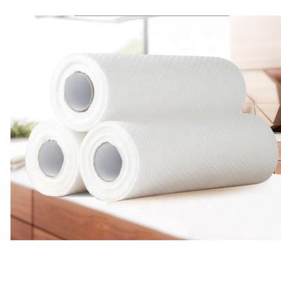 China Disposable Wet and Dry Dual-Use Kitchen Lazy Cloth Disposable Cleaning Cloth for sale