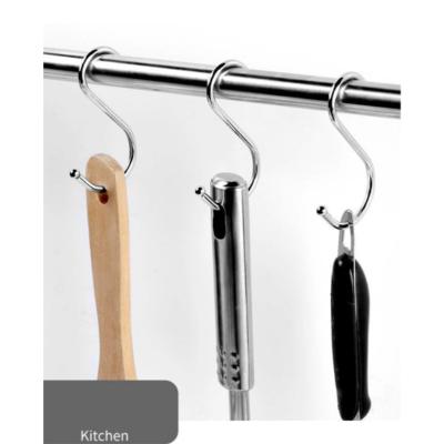 China High Quality Sustainable Different Size S Shape Stainless Steel Metal Hanging Hook for sale