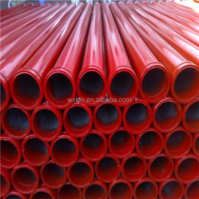 China 20 #steel twin wall pump concrete pipe from putzmeister concrete pump parts for sale