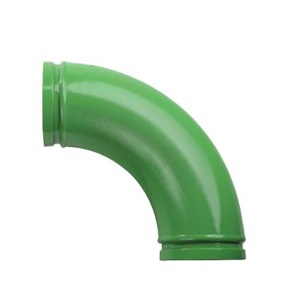 China SK148mm Standard Hot Sale Dn125 Concrete Pump Spare Parts Accessories Pipe Elbow 90 Degree Elbow Pipe S Tube for sale