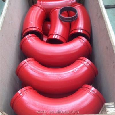 China DN125 Concrete Pump Pipe Delivery System Concrete Elbow Concrete Pumps For Sale for sale