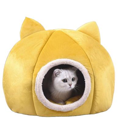 China 2021 Travel Pet Products Summer Cat Nest Mat Rocking Chair Cat Pet Mat Supplies Nest Rattan Cat Nest Bed for sale