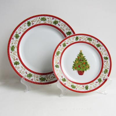 China Disposable Ceramic Christmas Dish Dinnerware Sets Factory Direct Wholesale for sale