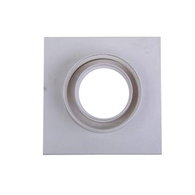 China ABS HVAC System Square To Round 250mm Square To 150mm ABS Round Neck Adapter for sale