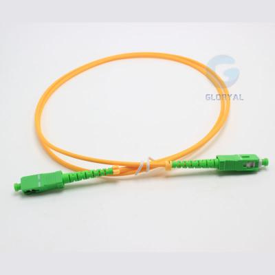 China Small Factor ST FC SC LC MU E2000 Simplex Fully Pluggable Fiber Optic Patch Cord for sale