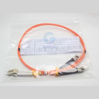 China Hot Pluggable Small Factor ST/UPC LC/UPC 1M Duplex Fiber Optic Patch Cord for sale