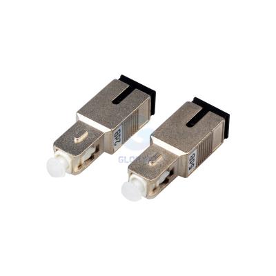 China Telecom Factory Supply High Quality 1-30 DB Male And Female SC/UPC Single Mode Fixed Fiber Optic Attenuator for sale