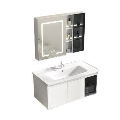 China Factory Direct Sale Hotel Bathroom Vanity Combination Mirror Cabinet 23-31 Inch Aluminum Mirror Cabinet for sale