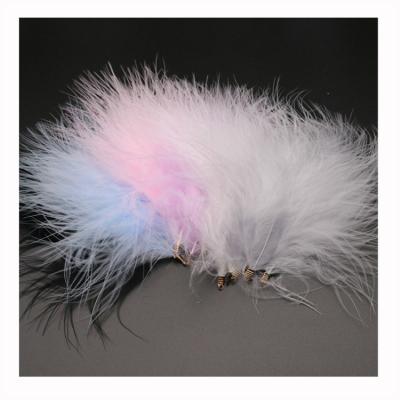 Cina Durable DIY Feather Clip Buckle Feather Dream Catcher Decorative Turkey Feather in vendita