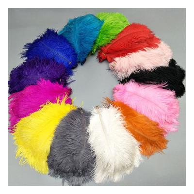 China Dyed Synthetic Ostrich Feathers 15-20cm Color DIY Wedding Home Decor for sale