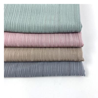 Cina Irregular Knitted Jacquard Fabric 250g Pleated Stretch Knitted  Fabric in vendita