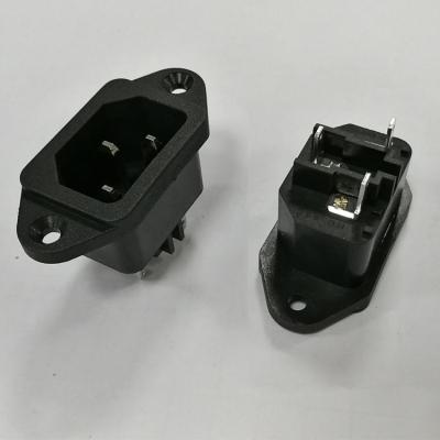 China China supplier c14 3 pin 110v 16a male plug residential/general purpose ac socket for sale