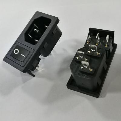 China Wholesale 220v Residential / General Purpose Jack Power AC Inlet Male Plug With Switch for sale