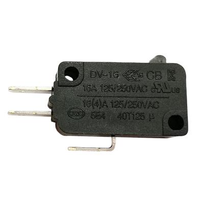 China Wholesale enec UK limit 10a 125 250vac t125 5e4 micro switch DV-16-A00-NN1-200E for sale