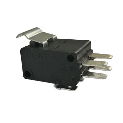 China 10t85 16a 250vac limit action double dpdt micro switch DV-16-B48-NN1-200E for sale