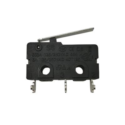 China Ribbon touch enec 4a 250v 5e4 t125 micro switch for game control SS5-01D1-050 for sale