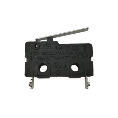 China Wholesale Miniature Micro Lever Limit 25t125 5a 250vac Switch SS5-01D2-050 for sale