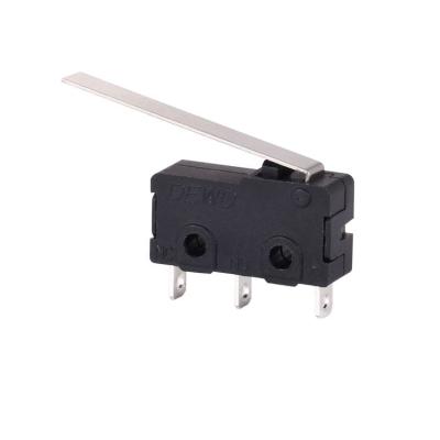 China mini t125 5e4 wholesale 4a 250v micro touch switch with lever SS5-06N1-040 for sale