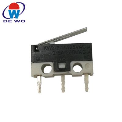 China Subminiature Snap Action Micro Temperature 1a 125vac Switch KW2-2-12P-30-3 for sale