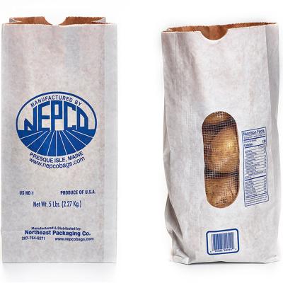 China 5kg 10kg 25kg Biodegradable Potato Packing Bag / Potato Bags for sale