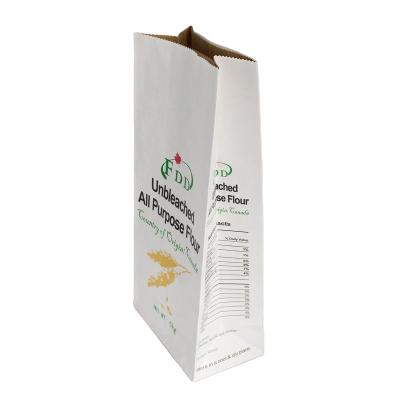 China Wholesale 1kg / 2kg / 3kg Flour Paper Bag Recyclable / Corn Flour Packaging Paper Bag for sale