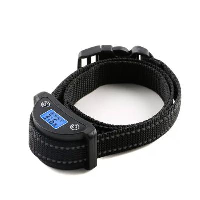 China Hot Selling New Product Custom Logo Pet Collar No Bark Viable No Shock Training Collar Dog Anti Shock E Shock Rechargeable Collar for sale