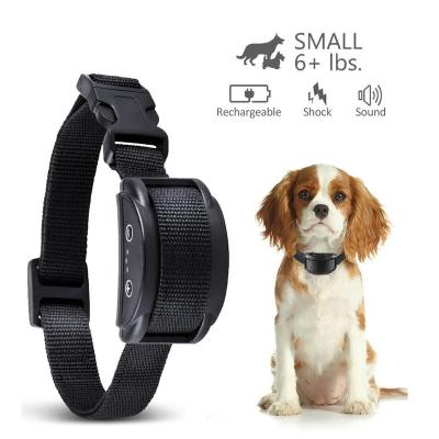 China Chinese Factory No. Static Shock+ Buzzer Best Selling 2023 Rechargeable Anti Bark Control Manure Barking Collar For Dog for sale