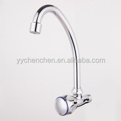 China Traditional Zinc Round Body Zinc Handle Zinc Cartridge With Iron Tube Kitchen Faucet MO-E-003A for sale