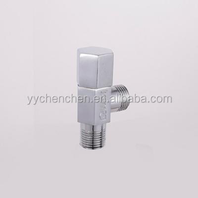 China Brass Washing Machine Angle Valve With Chrome Plated for sale