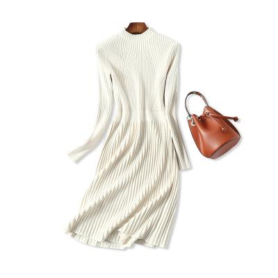 China Anti-pilling Women Clothes For Ladies Fashion Design Fitted Tight Sweater Dress for sale