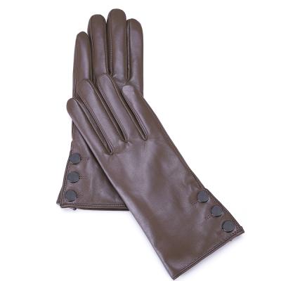 China Fashion Comfortable Soft Genuine Goat Leather Daily Life Winter Leather Gloves,Cheap Price Ladies Genuine Leather Gloves for sale