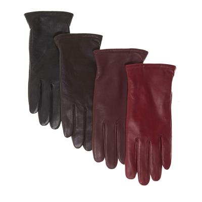 China Women's Classic Genuine Goat Leather Gloves Genuine Leather Protective Gloves Comfortable, Warm and Comfortable for sale