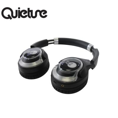 China F18 Earphone Factory New 2020 High Fidelity Part Design Stereo 3 and More Channels Led Foldable Silent Disco OEM Wireless Headphones for sale