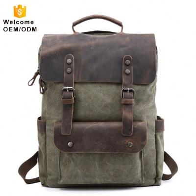 Cina Hot Sale Waterproof Canvas Outdoor Hiking Sports Travel Mens Womens Laptop Bagpack Backpacks Backpack School in vendita