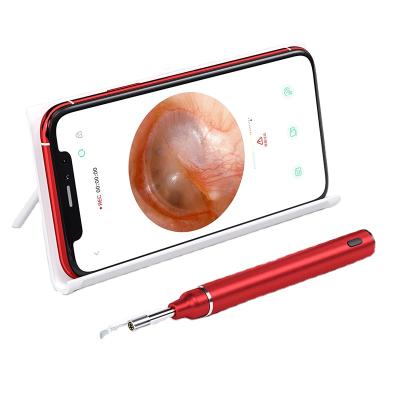 China Safe USB WiFi Ear Cleaning Otoscope Built-in Tool Wireless Medical Camera Pick Electric Ear Wax Remover P40 for sale