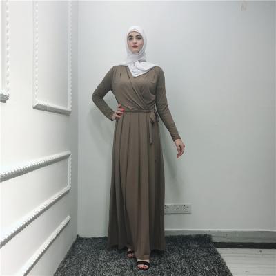 Κίνα Daily 2021 Newly Designed Women Fashion Abaya Islamic Clothing Long Sleeve Maxi Dress Muslim Abaya Kaftan Long προς πώληση