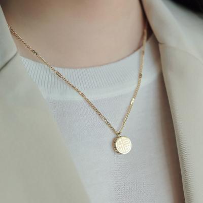 China 2021 Casual/Sporty Fashion Woman Jewelry Exquisite Necklace Elegant Lady Girls Torque New Designs Pendant Necklace for sale