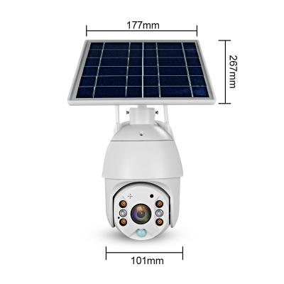 China New 4g 2mp Hd Ite CCTV Ubox Zoom S10 NIGHT VISION Wifi Outdoor IP PTZ Camera Cam Solar Battery Powered Video Surveillance With Pir for sale