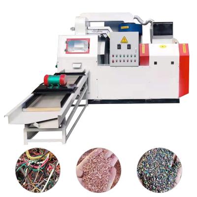 China Scrap Copper Wire Processing And Recycling Granulator Waste Copper Wire Crusher Multifunctional Automatic Disordered Copper Plastic Wire And Cable Separation Equipment for sale