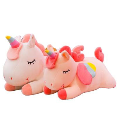 China Toy Wholesale funny 40 cm valentines gift and pillow Creative Unicorn Soft Toy Stuffed Doll Home Decoration for sale