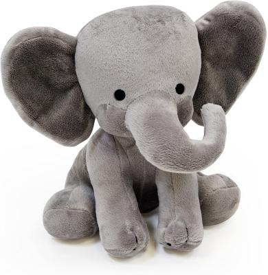 China Super hot cute Elephant Toy Tik tok room decoration stuffed animal gray and pink long nose elephant plush toy for sale