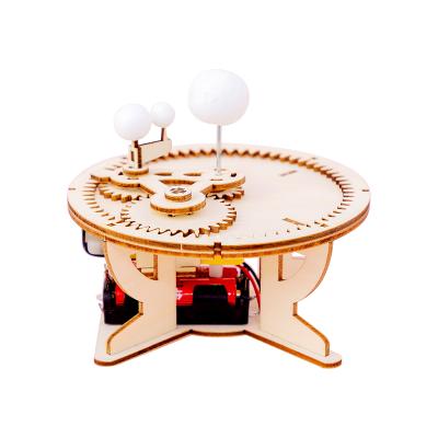 China IQ 3d Puzzle 3d Factory Outlet Speed ​​Puzzle Mechanical Wooden Mechanical Science Experiment Kits Stem Learning Toy Wooden Space Instrument for sale